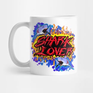 Shark Lover Fire Mug